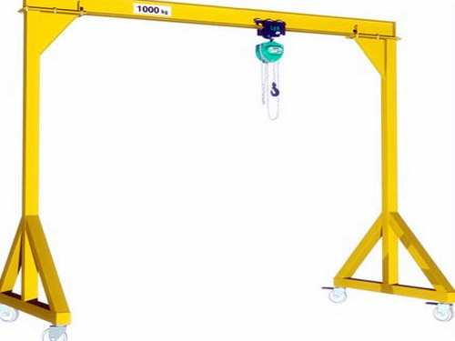 standard 1 ton gantry crane with steel material in Weihua for sale 