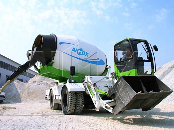 Self Loading Concrete Mixer