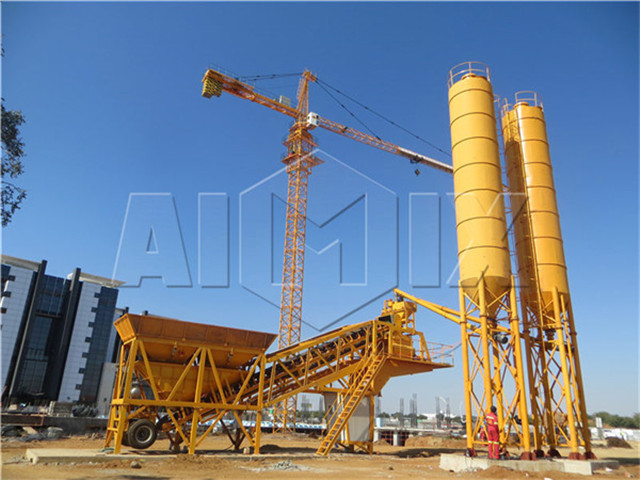 China Mobile Concrete Batching Plant