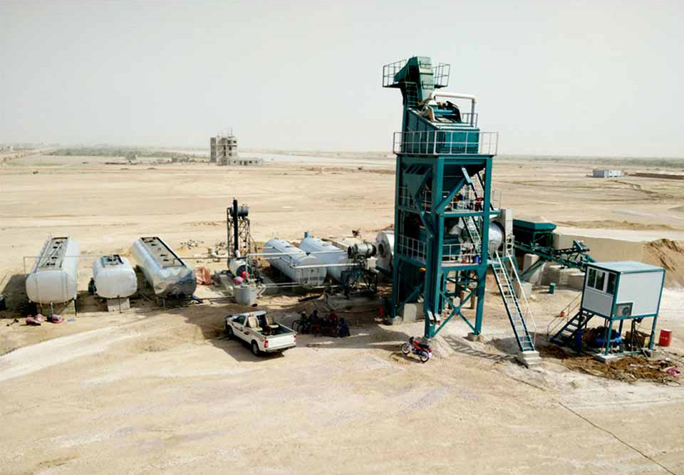ALQ120 asphalt production plant in Pakistan