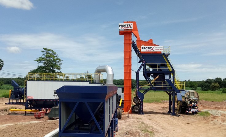 Mobile Asphalt Mixing Plant