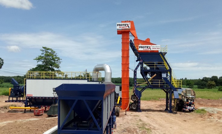 Mobile Asphalt Mixing Plant