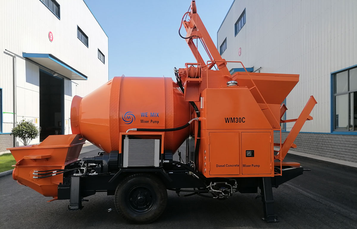 ABJZ30C Diesel Concrete Mixer Pump