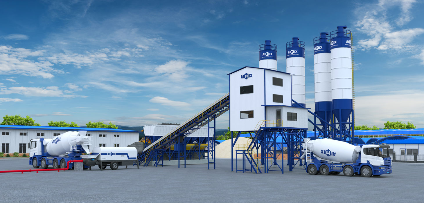 Aimix Concrete Plant for Sale in Saudi Arabia