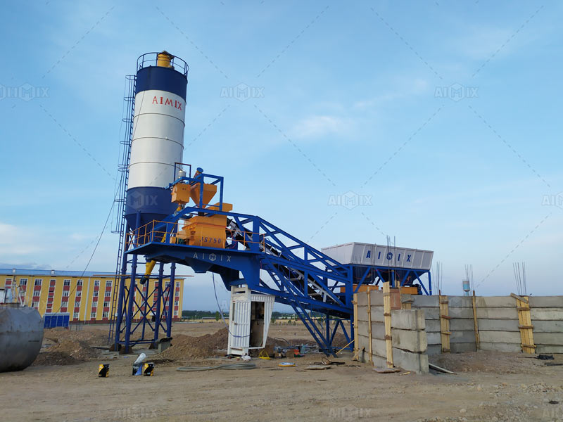 AJY-35 batching plant mobile