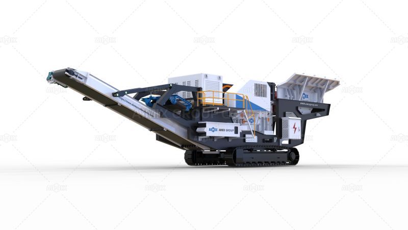 track jaw rock crusher