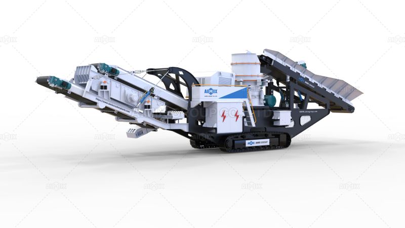 track rock cone crusher