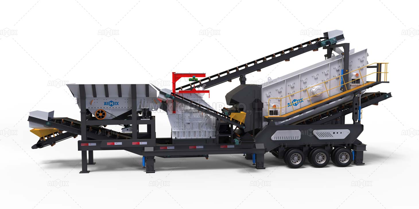 wheel mobile impact rock crusher