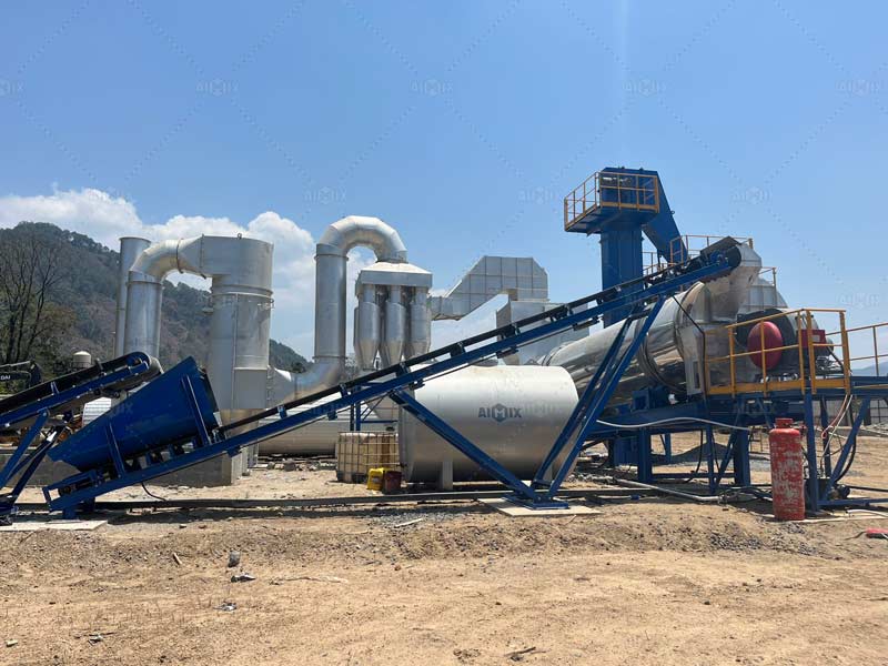 asphalt plant drum dryer