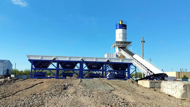Concrete Plant with Batching Machine
